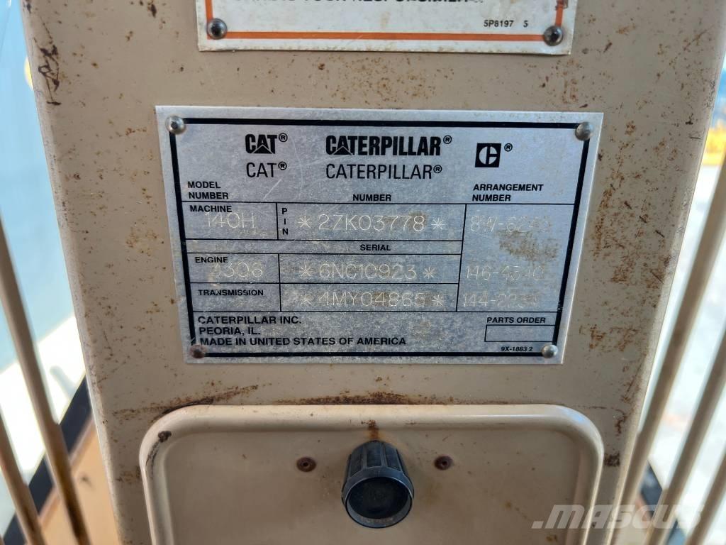CAT 140H Grejdry