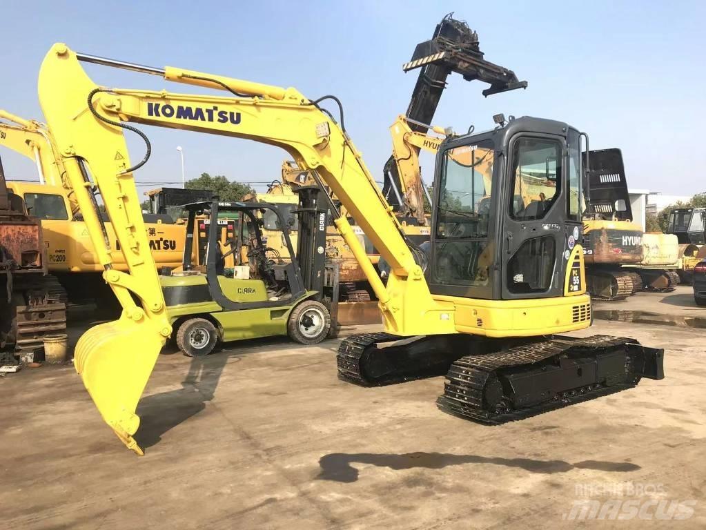 Komatsu PC 55 Pásová rýpadla