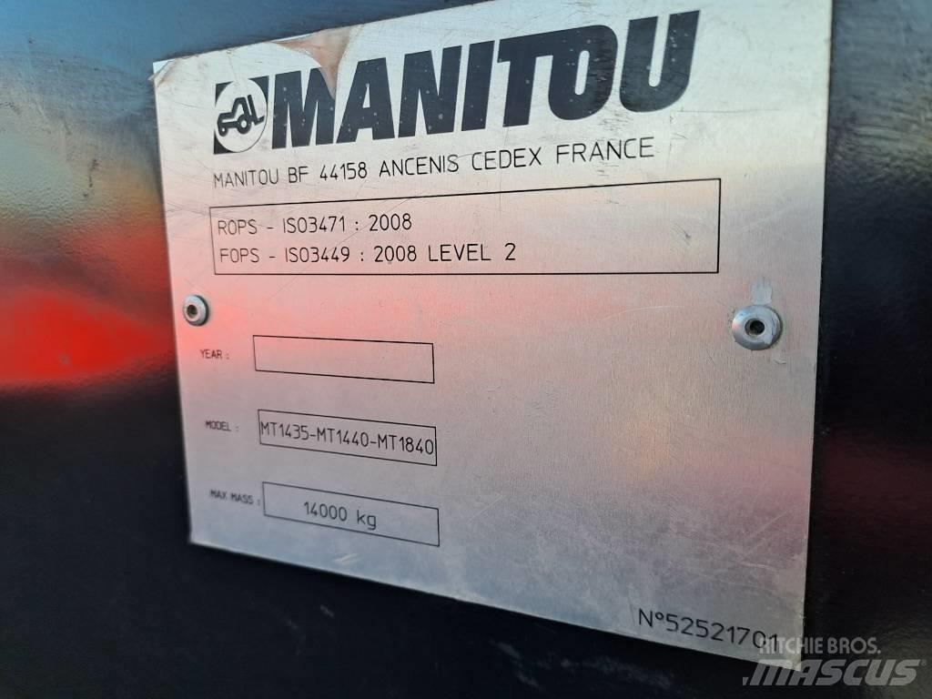 Manitou MT1440E Teleskopické manipulátory