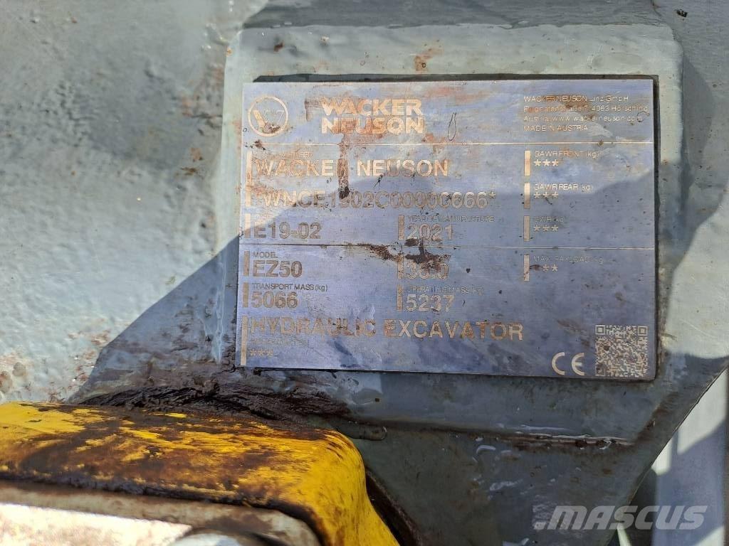 Wacker Neuson EZ50 Pásová rýpadla