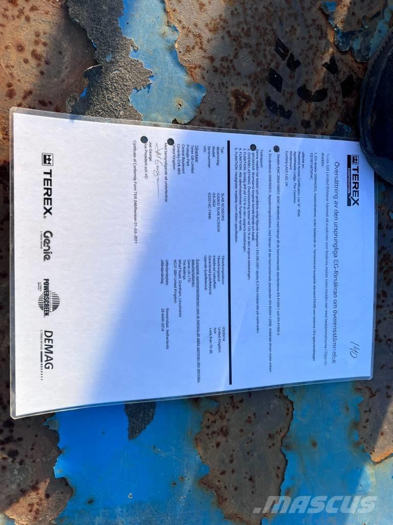 Genie GS 2632 Nůžková zvedací plošina