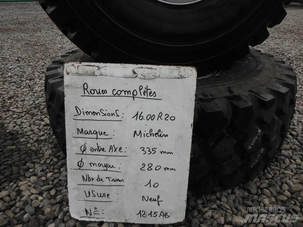 Michelin 16.00R20 Pneumatiky, kola a ráfky