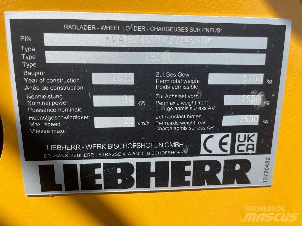 Liebherr L 504 Mininakladače