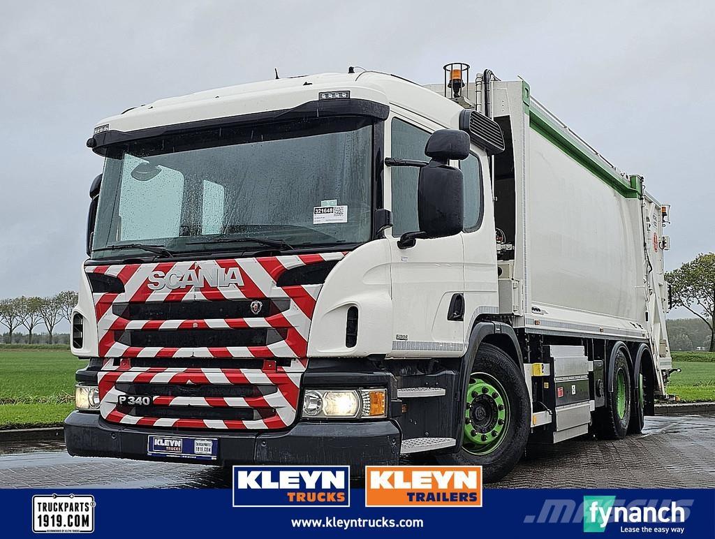 Scania P340 CNG Popelářské vozy