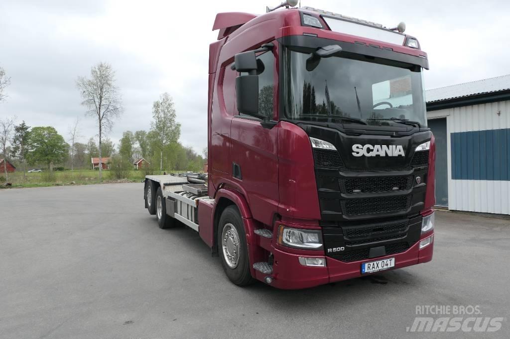 Scania R500 B6x2*4NB Hákový nosič kontejnerů