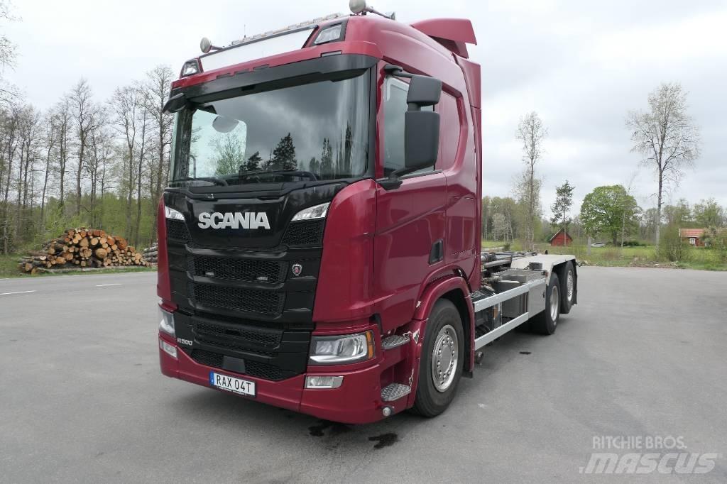 Scania R500 B6x2*4NB Hákový nosič kontejnerů