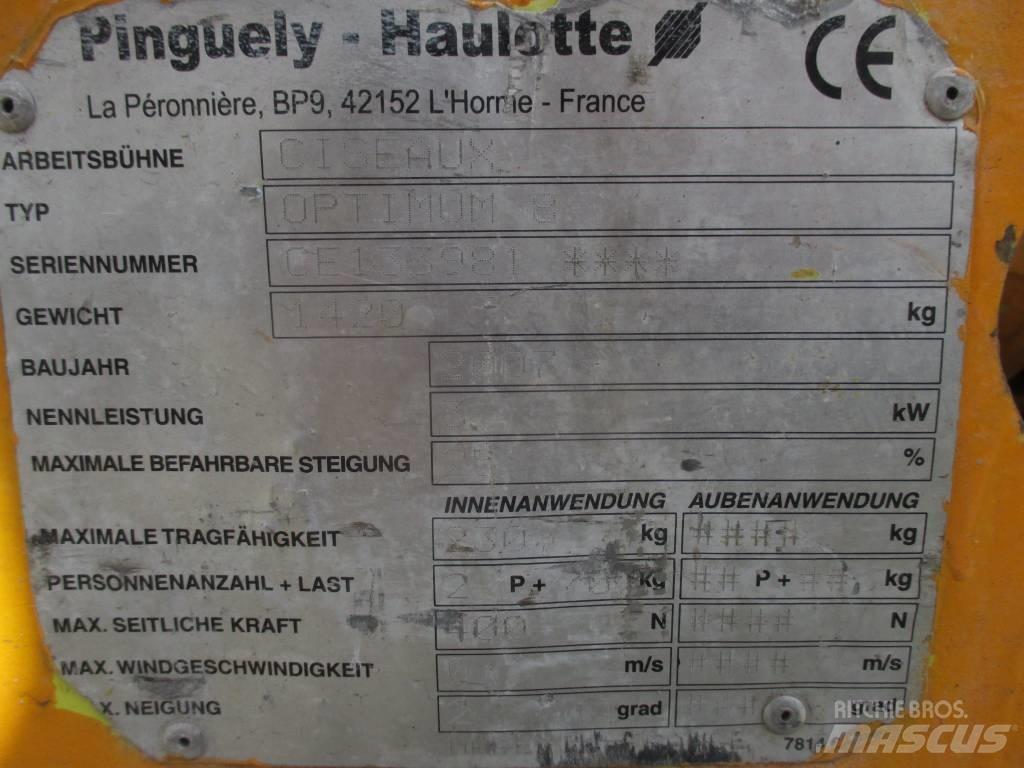 Haulotte Optimum  8 Nůžková zvedací plošina