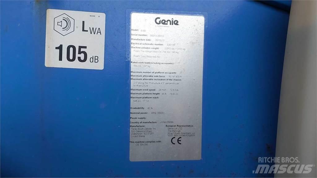 Genie S65 Teleskopické plošiny