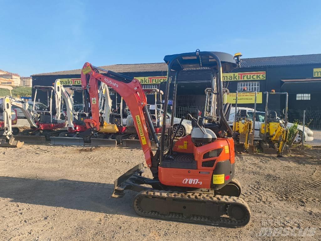 Kubota U 17-3 Mini rýpadla < 7t