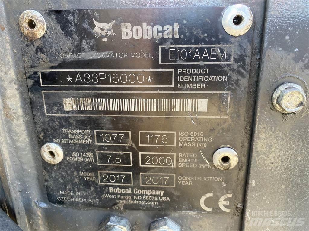 Bobcat E10 Kolová rýpadla