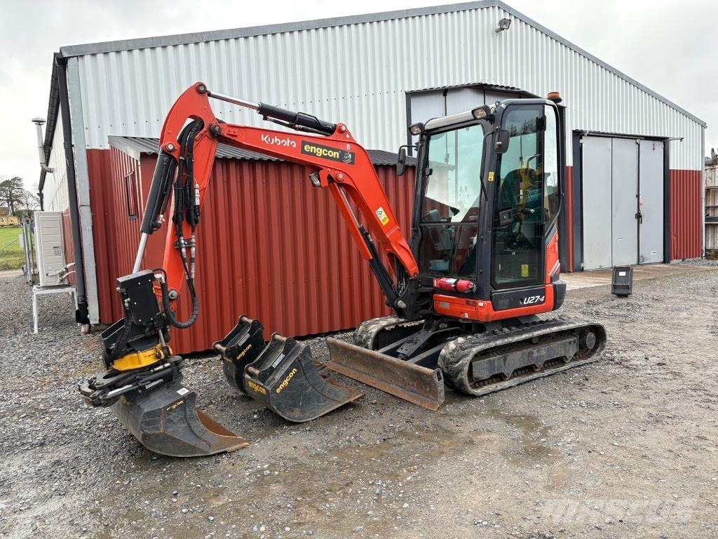 Kubota U27-4 Mini rýpadla < 7t