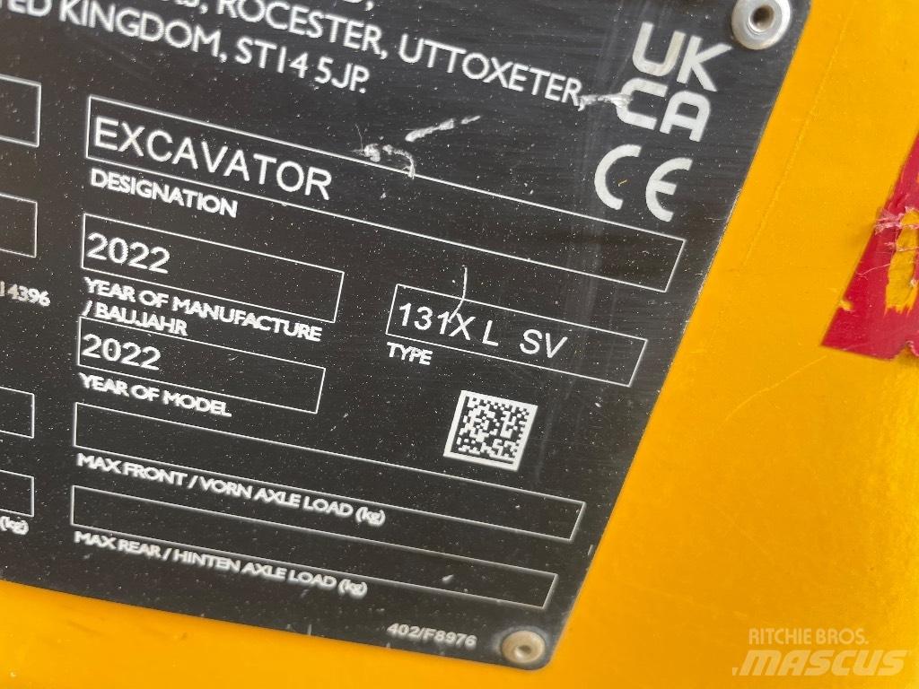JCB 131 X Pásová rýpadla