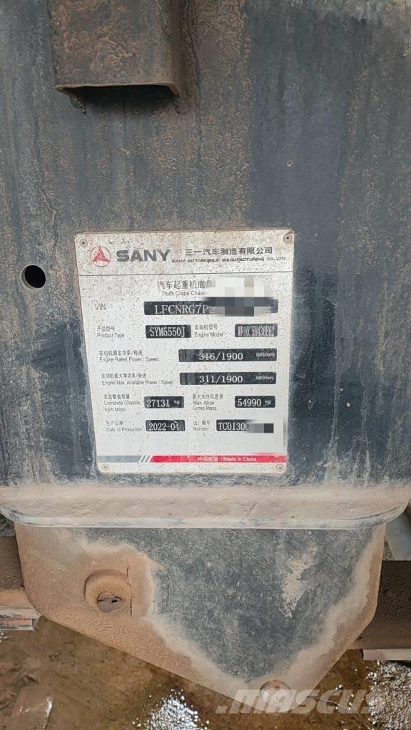 Sany STC1300C8 Univerzální terénní jeřáby