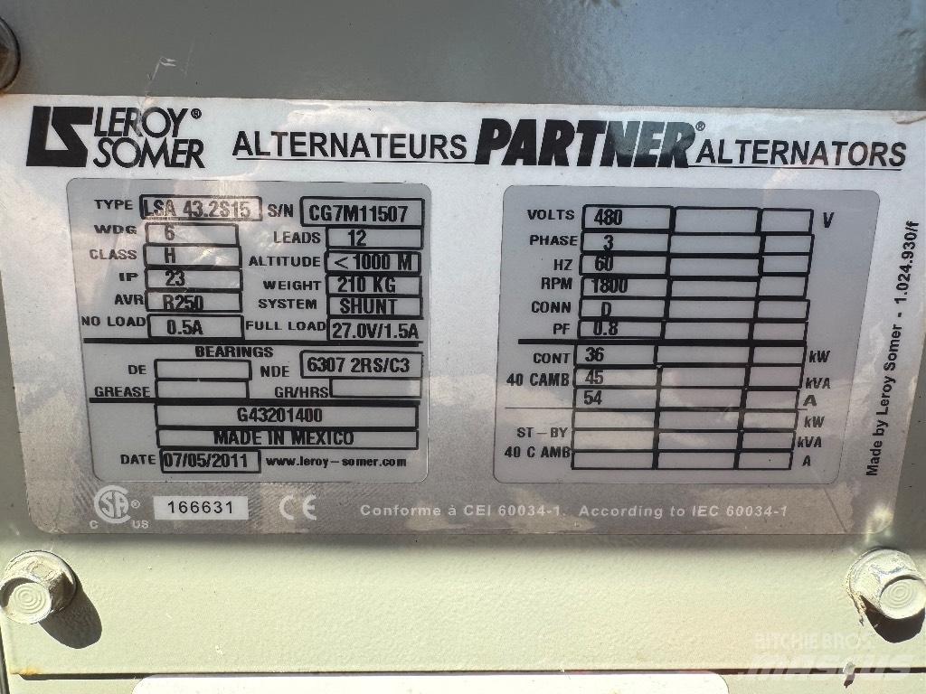 Atlas Copco QAS 45 Naftové generátory