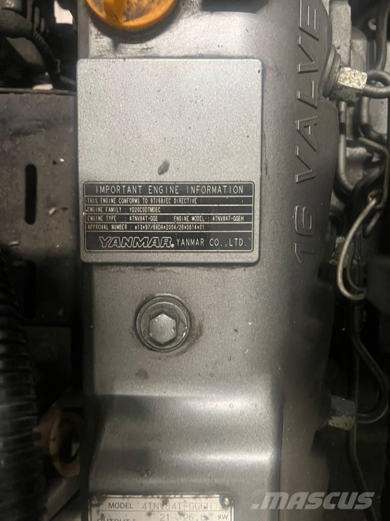 Yanmar 4TNV84T-GGEH Mini rýpadla < 7t