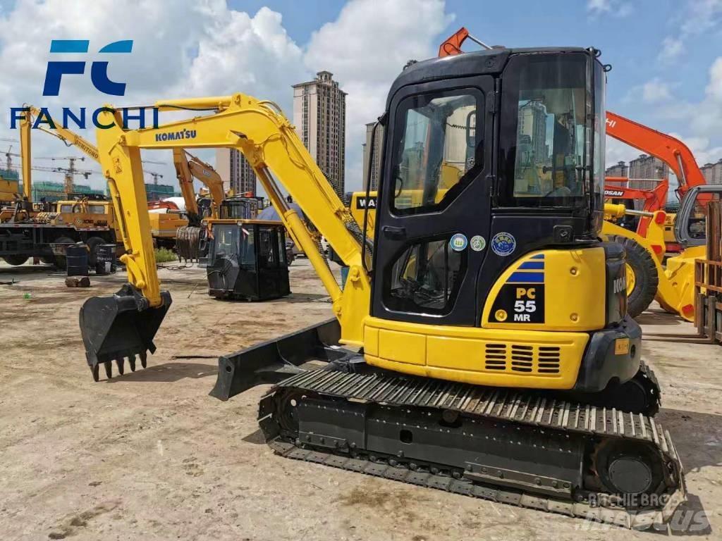 Komatsu pc55mr Pásová rýpadla