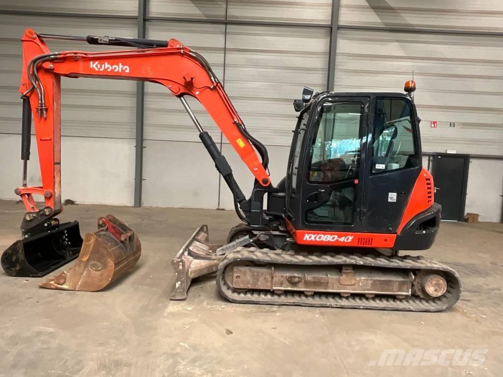 Kubota KX 080-4 A Midi rýpadla 7t - 12t