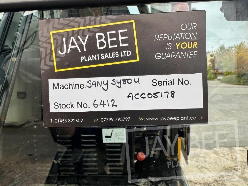 Sany SY 80 U Midi rýpadla 7t - 12t