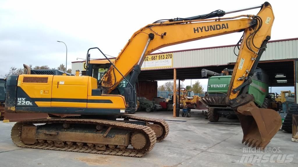 Hyundai HX 220 L Pásová rýpadla