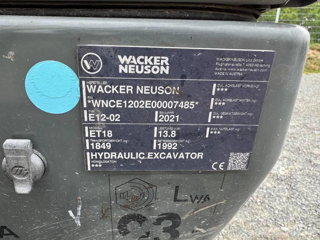 Wacker Neuson ET18 Pásová rýpadla