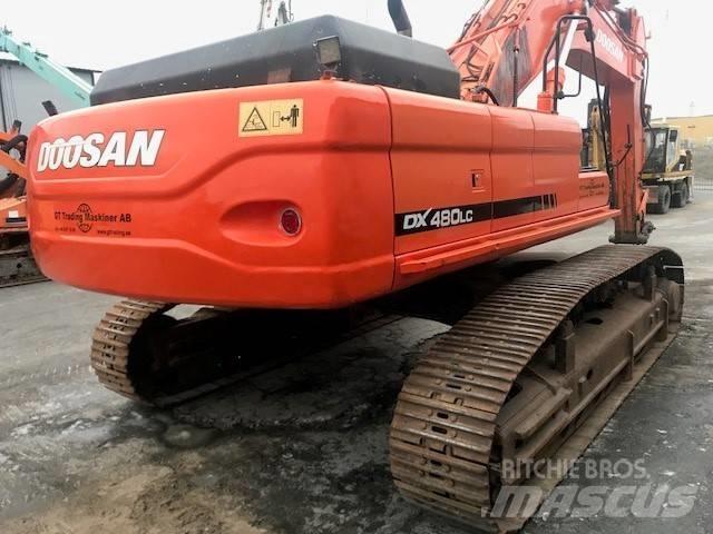 Doosan DX480LC Pásová rýpadla
