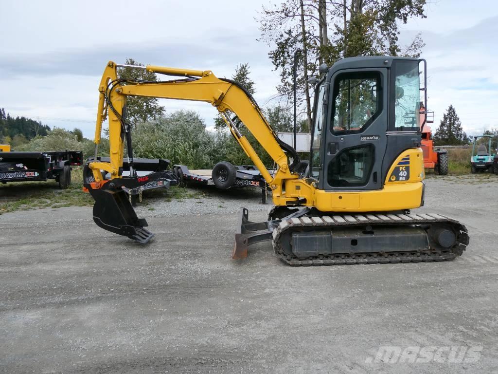 Komatsu PC 40 MR-3 Mini rýpadla < 7t