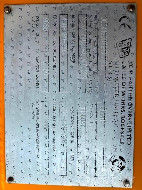 JCB 416 HT Kolové nakladače