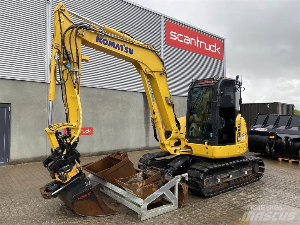 Komatsu PC80MR-5EO Kolová rýpadla