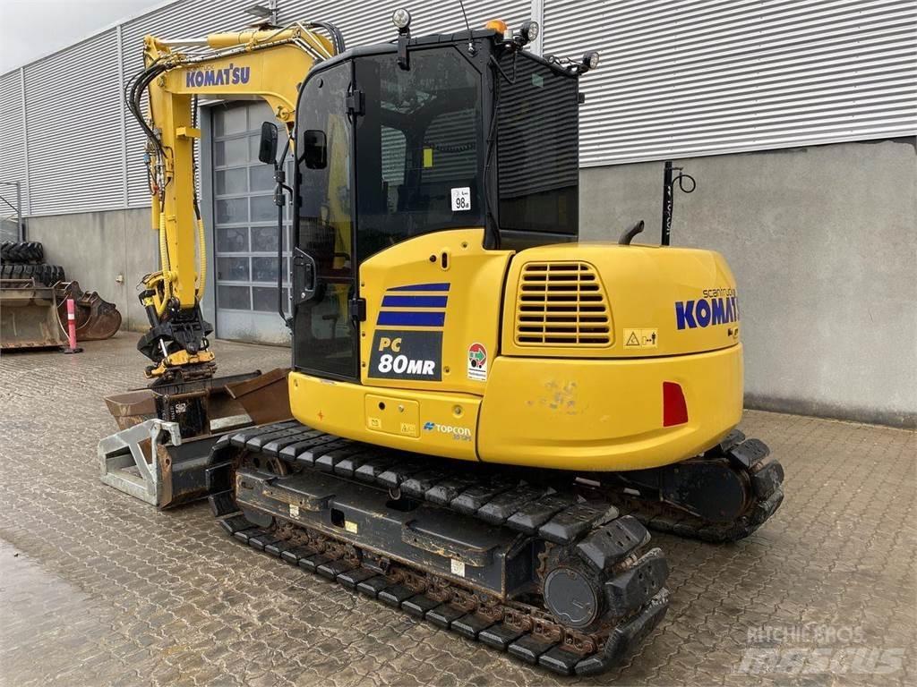 Komatsu PC80MR-5EO Kolová rýpadla