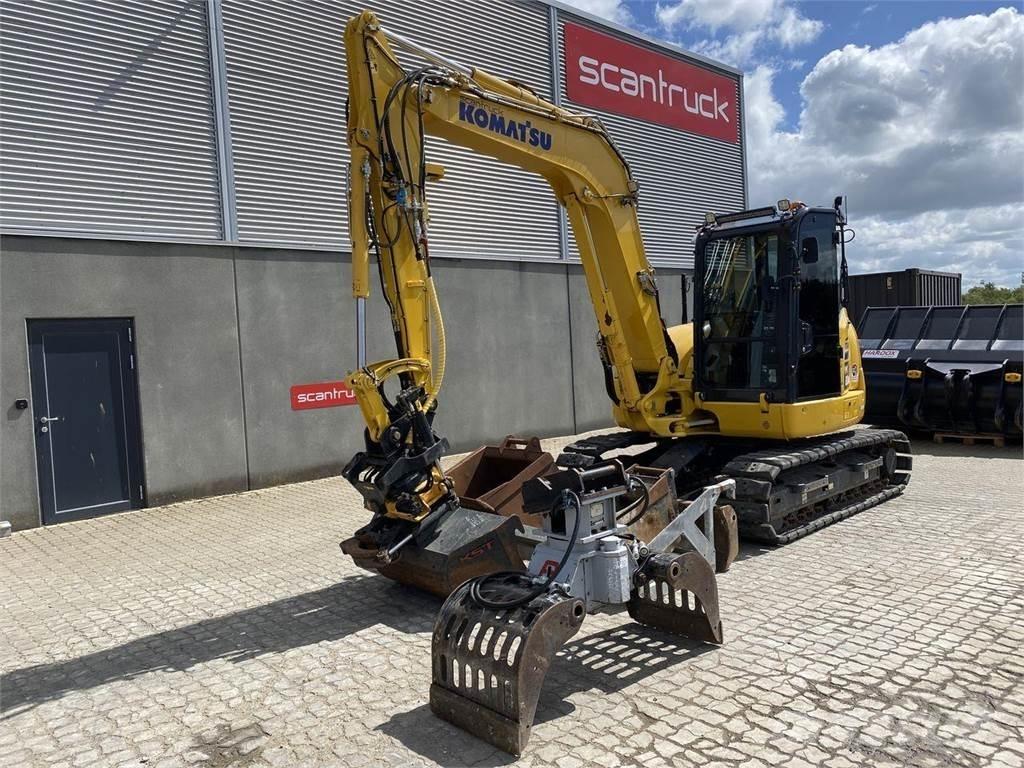 Komatsu PC80MR-5EO Kolová rýpadla
