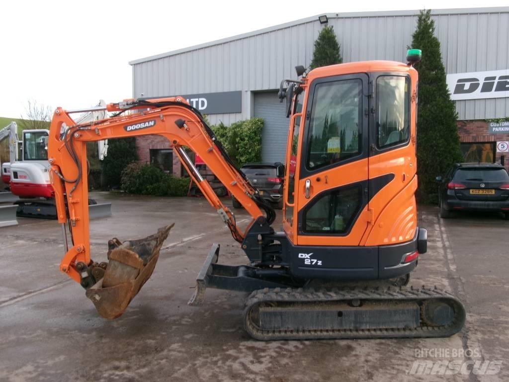 Doosan DX 27 Z Mini rýpadla < 7t