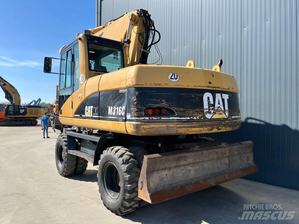 CAT M316C Kolová rýpadla