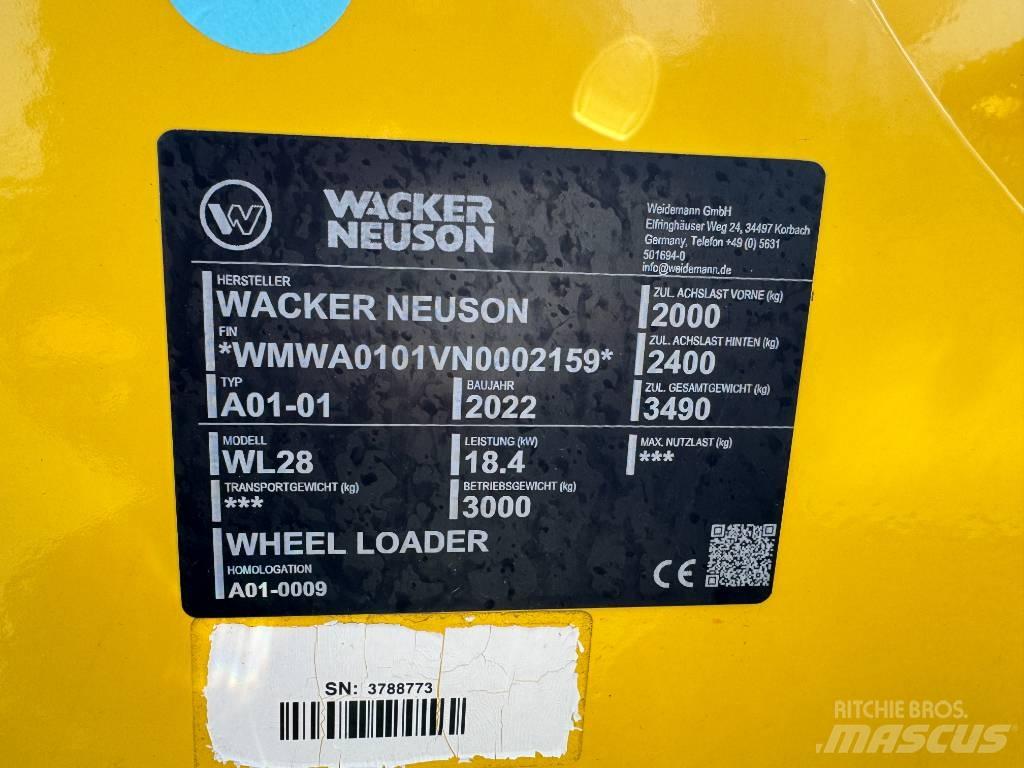 Wacker Neuson WL28 Kolové nakladače