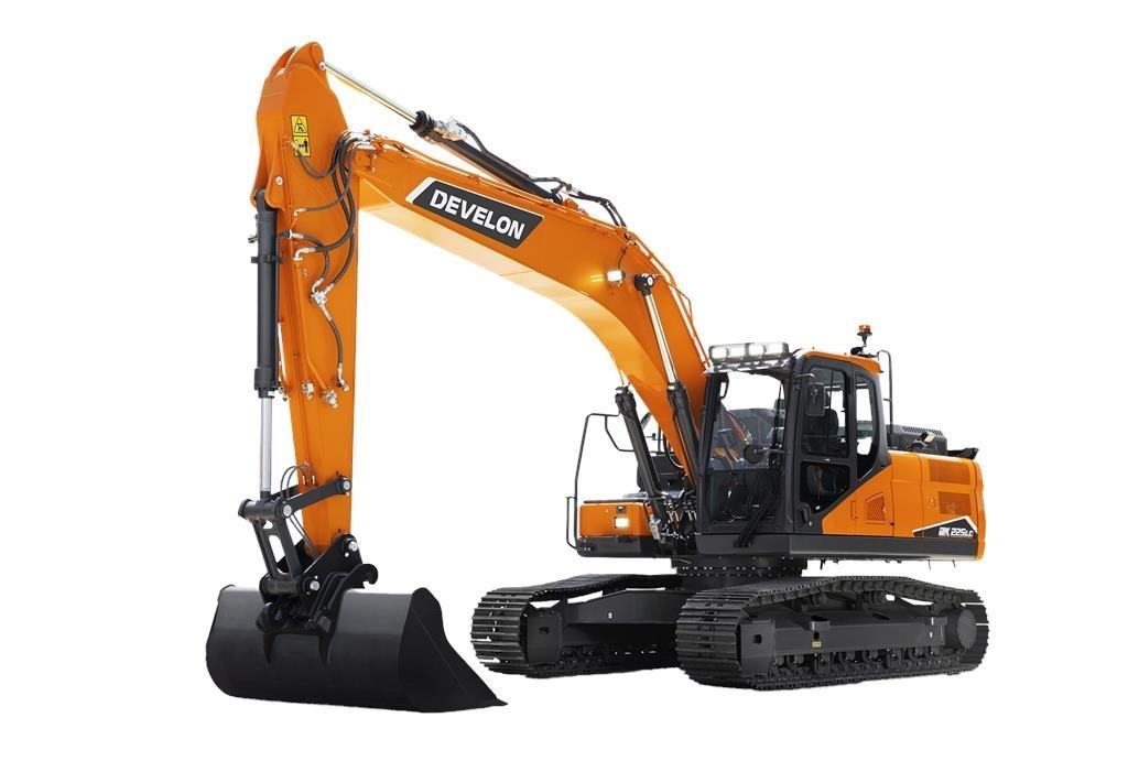 Develon DX225LC-7 Pásová rýpadla