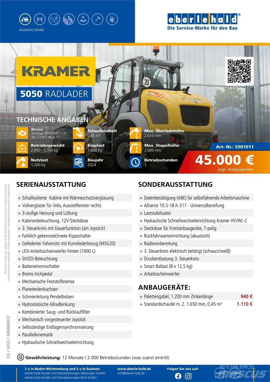 Kramer 5050 Kolové nakladače