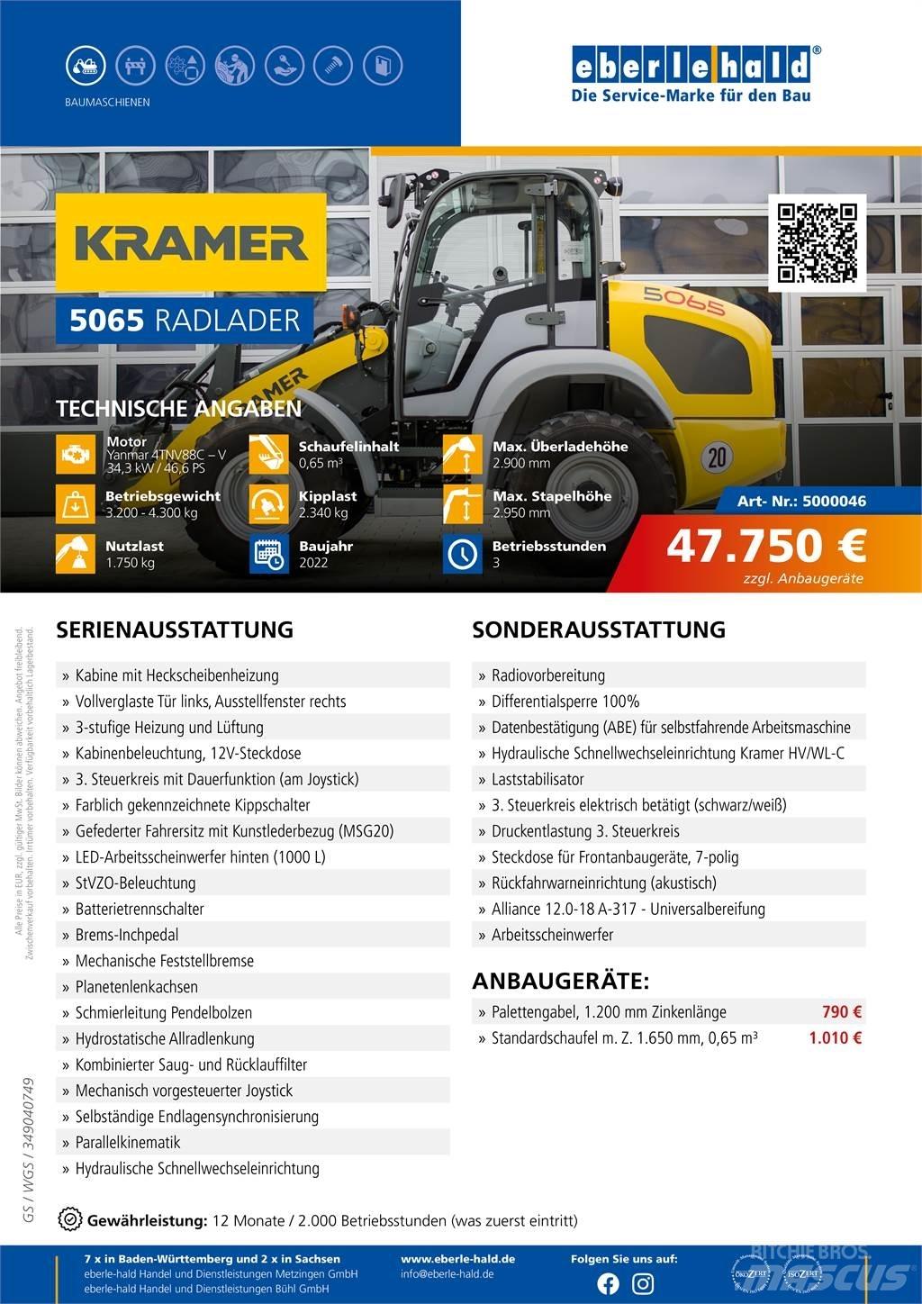 Kramer 5065 Kolové nakladače