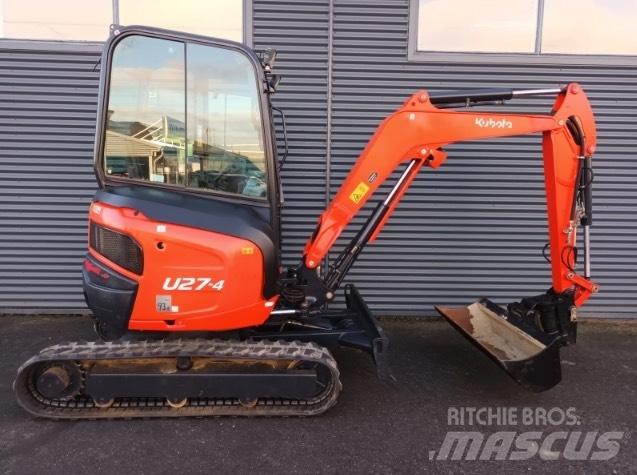 Kubota u27-4 Mini rýpadla < 7t