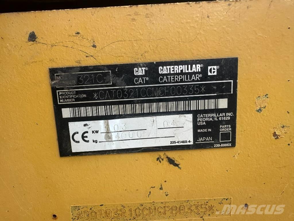 CAT 321 C Pásová rýpadla