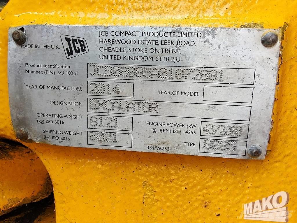 JCB 8085 ZTS Midi rýpadla 7t - 12t