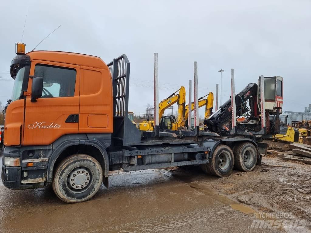 Scania R 580 Vozy na přepravu kmenů