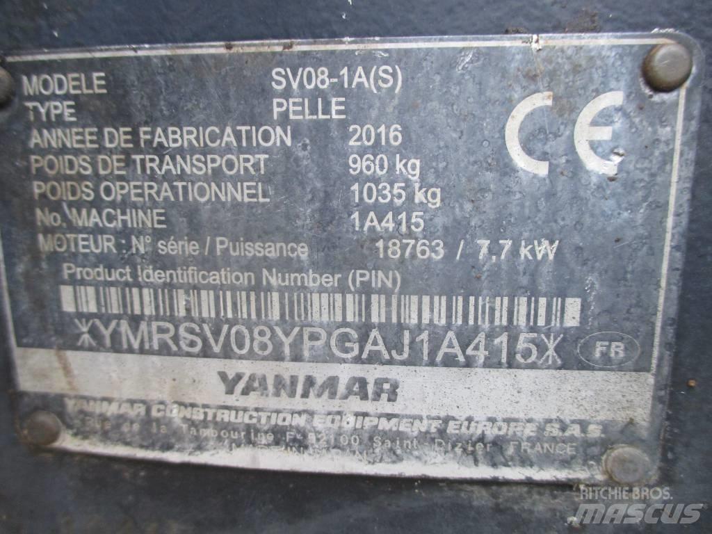 Yanmar SV 08-1 A Mini rýpadla < 7t
