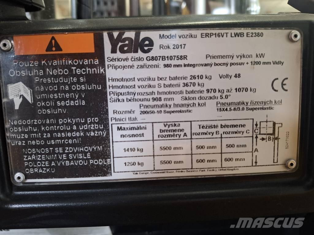 Yale ERP 16 VT Akumulátorové vozíky