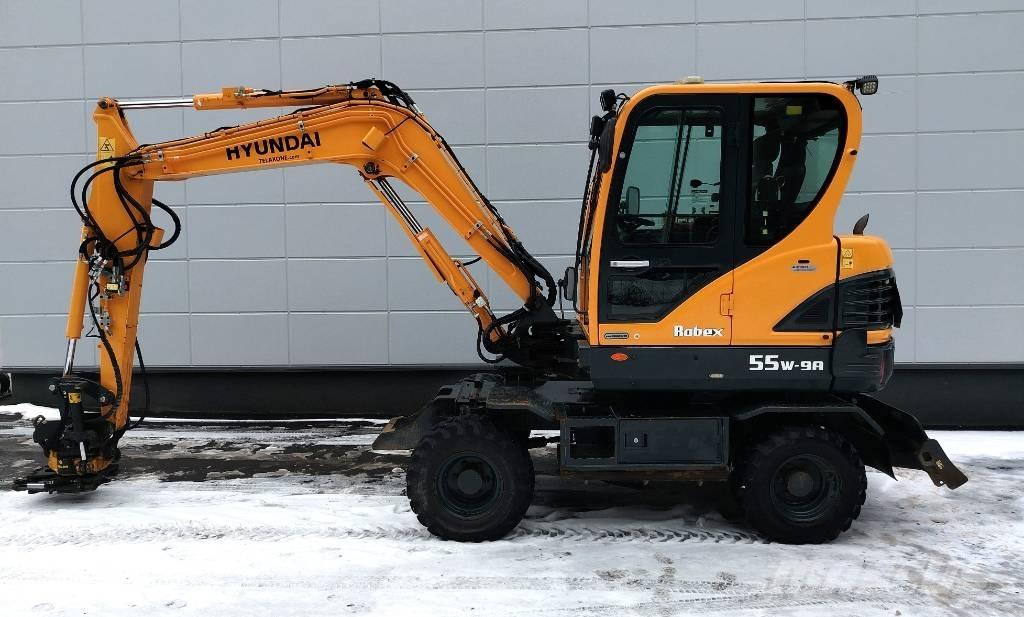 Hyundai 55W-9a Kolová rýpadla