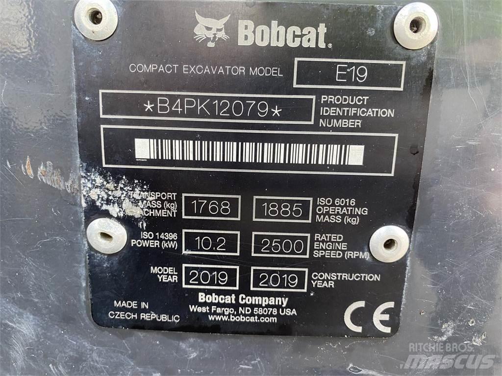 Bobcat E19 Kolová rýpadla