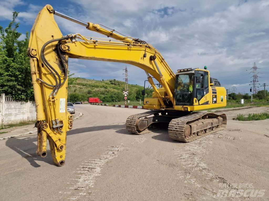 Komatsu PC 360 Pásová rýpadla