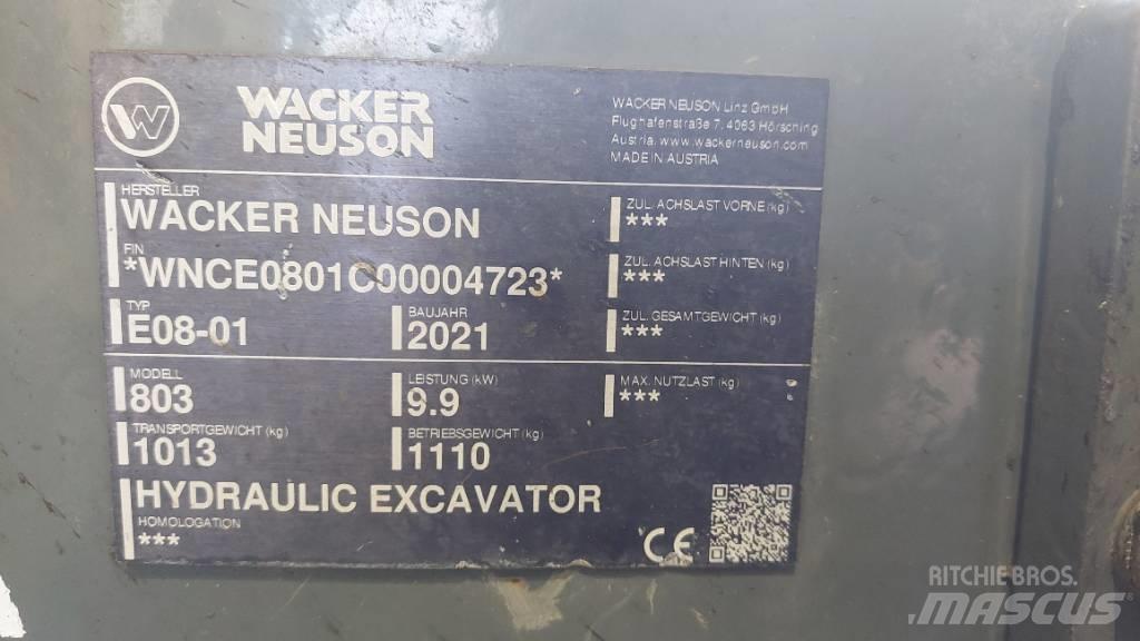 Wacker Neuson 803 Pásová rýpadla