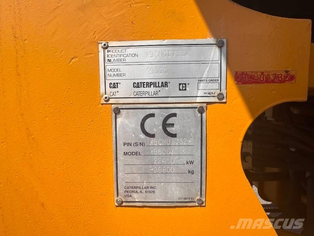 CAT 980 G Kolové nakladače