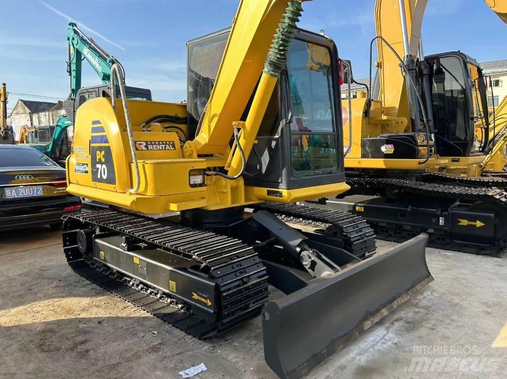 Komatsu PC 70 Pásová rýpadla