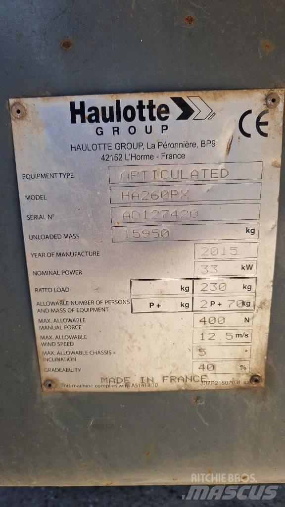 Haulotte HA 260 PX Kloubové plošiny