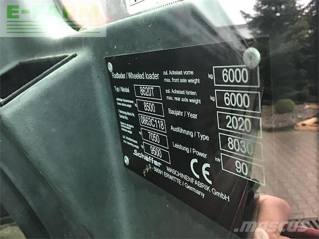 Schäffer 8620t Kolové nakladače